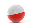 fußball polen football poland 3d