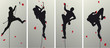 Sports - Mur d'escalade vect