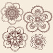Henna Tattoo Flower Mandala Doodles