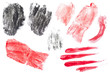 isolated finger print mark collage