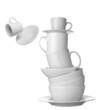 Foto: white cup, plate and dishes beverage drink food white cup, plate and dishes beverage drink food