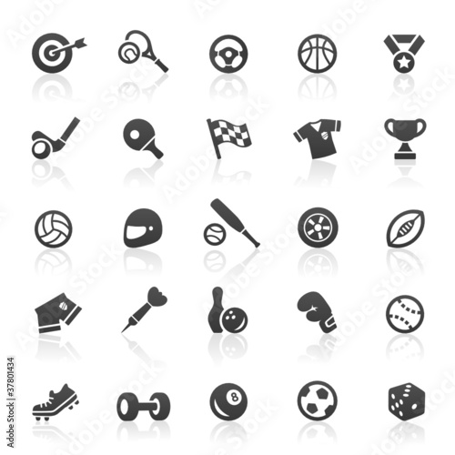Vektor: Black Sport Icons Black Sport Icons