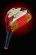 An antique, persimmon golf driver. Includes working path.