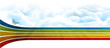 rainbow sky