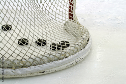 Photo: ice hockey net ice hockey net