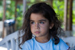 Photo: bambina seria spettinata bambina seria spettinata
