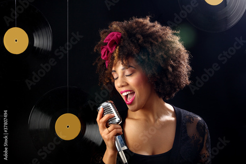 Photo: retro singer retro singer