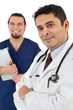 Smiling medical professionals