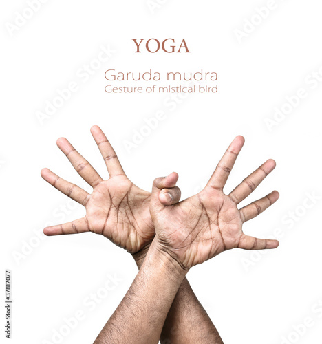 Photo: Yoga Garuda mudra Yoga Garuda mudra