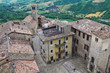 Panoramic view of Vigoleno. Emilia-Romagna. Italy. Panoramic view of Vigoleno. Emilia-Romagna. Italy.