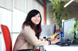 Photo: asian business woman in office asian business woman in office