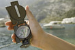 Compass in hand