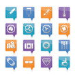 medical themed icons and warning-signs - vector Icon Set