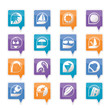 Summer and Holiday Icons - Vector Icon Set