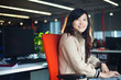 Photo: asian business woman in office asian business woman in office
