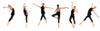 Ballet En Pointe Poses in Studio