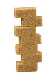 brown lump cane sugar cubes close up brown lump cane sugar cubes close up