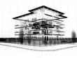 appartamento rendering 3d exterior architettura progetto