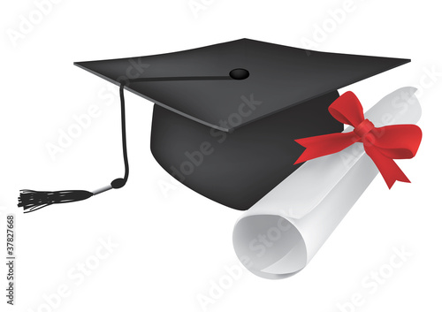 Vector: Graduate_cap_diploma Graduate_cap_diploma