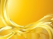Onde oro Astratto Sfondo-Golden Wave Background-Vector