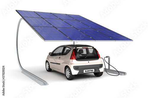 Illustration: Solar-Carport Solar-Carport
