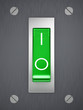 Illustration: Green toggle switch Green toggle switch