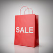 Shopping red bag