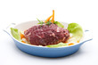Hirschbraten in Bratform
