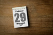 29 Februar Schalttag
