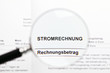 Foto: Stromrechnung Stromrechnung
