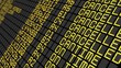 Airport Board On Time to Cancelled Flights