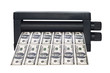 printing-press on a white background printing-press on a white background