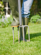 Aerating lawn