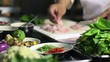 Video: Professional asian cook chopping fish in restaurant kitchen Professional asian cook chopping fish in restaurant kitchen