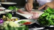 Video: Professional cook working in Asian restaurant kitchen Professional cook working in Asian restaurant kitchen