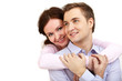 Young happy couple