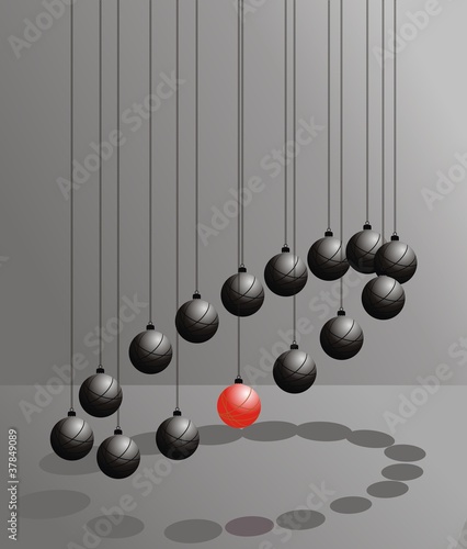 Vector: Bleak illustration on the theme of the new year. Vector. Bleak illustration on the theme of the new year. Vector.