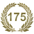 Lorbeerkranz geschlossen Gold - 175