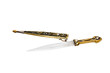 Old dagger with golden ornaments
