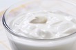 Bowl of smooth cream