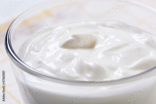 Photo: Bowl of smooth cream Bowl of smooth cream