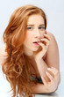 girl with red hair