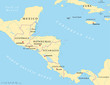 Mittelamerika Landkarte