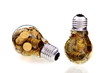 Traditional glass bulb and energy savings