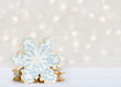 snowflake cookies - winter treat
