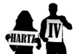 Personen Silhouette Hartz IV
