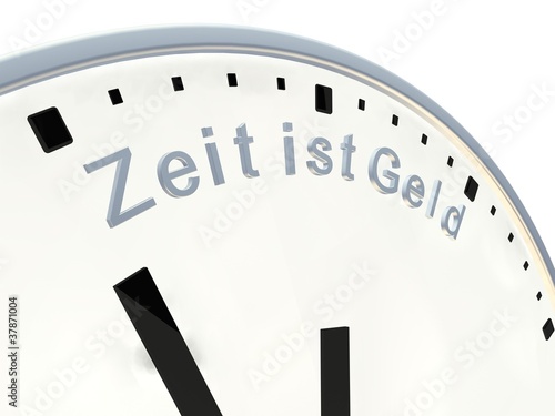 Illustration: Zeit ist Geld Zeit ist Geld