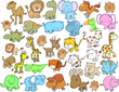Animal Design Elements Vector Set