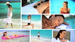 Montage of Luxury Female Fitness & Recreation Lifestyle
