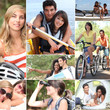 Outdoors activities in summertime